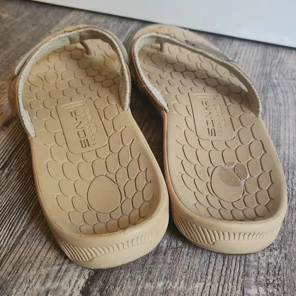 Women’s Sperry Top-Sider SON-R Pulse Thong Beige Sandals Womens Size 9 - Picture 4 of 10